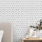 Rugreat Geometric Wallpaper Peel and Stick Modern Hexagon Contact Paper for Cabinets Self Adhesive Removable Wallpaper for Bedroom Gray and White Contact Paper for Bathroom Waterproof 197inL 17.3inW