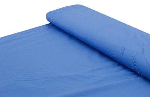 Baumwoll Stoff 100% Baumwolle uni jeansblau - Meterware ab 25 cm x 150 cm - Stoff zum Nähen