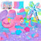 IEEILULU Sand Sandbox Set, knetsand Kit mit 1 KG Spielsand in 3 Farben, Magic Sandspielzeug Koffer Sensorisch Zaubersand Geschenk für Jungen Mädchen (Mermaid)
