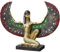 Tsffae 1 Stück Altägyptische Pharao-könig-Statue Aus Kunstharz, Ägyptische Göttin Isis, Skulptur, Ägyptische Sphinx, Ornamente Für Heim- Und Bürodekoration