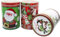 Onlvmyur 3 Pezzi Scatole di Latta Natalizie Rotondo Lattine in Metallo Scatola Regalo Natale Vuote Creativo Scatola Natale Confezione per Regali di Natale