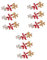 Lurrose 90 Stück Künstliche Beeren Künstliche Beeren Weihnachts Kiefernbeeren Ernte Party Dekoration Künstliche Dekorationen Weihnachtsgirlande Urlaub Rote Beeren Ornamente Rote