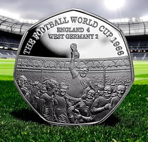 The Commemorative Coin Company ENGLAND Football World Cup CHAMPIONS 1966 Silver Commemorative. Bobby Moore