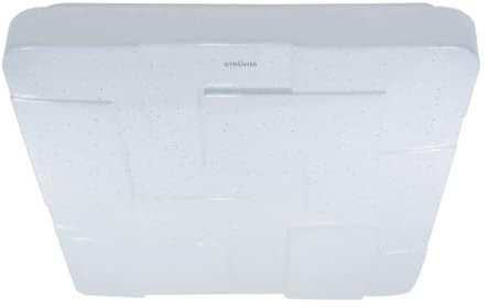 Licht-Erlebnisse Badezimmerlampe LED Sternenhimmel 53 cm breit IP44 Weiß eckig 3900 K neutralweiß 5250 lm Deckenlampe Deckenleuchte Feuchtraum
