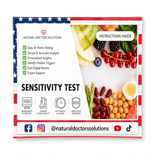 Premium 1250 Item Food Sensitivity Test, Hair Analysis Kit, At Home Collection, Food and Environmental Sensitivity Insights, Digital Results in 2 to 3 Days