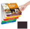 LINTRA 7,5 x 5,2 cm Recettes Air Fryer, Temps Cuisson Air Fryer Magnétique Magnétique, Guide de Cuisson de Friteuse à Air à Feuilles Mobiles, pour Cuisine, Salle à Manger, Orange