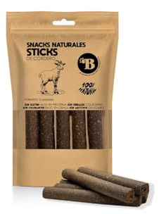BIMORDISCOS Barritas 16 cm - Snacks para Perros y Gatos - Mix de Sabores - 5 y 15 uds. - Snack Dental - Palitos para Masticar - Higiene Oral de Perros (5 uds., Cordero)
