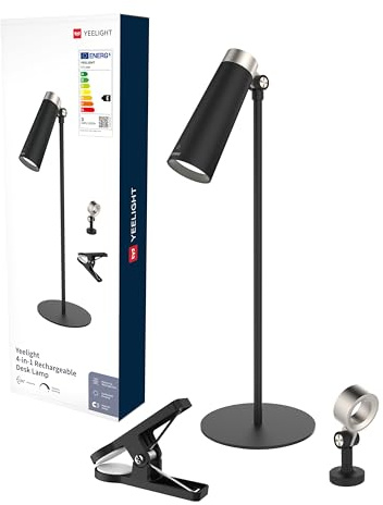 Yeelight Lampe de table rechargeable Gradation en continu Interrupteur tactile Lampe de table magnétique multi-scènes