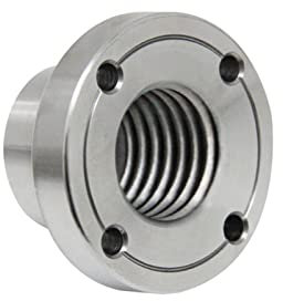 Mandrini per tornio， Piastra frontale for tornio da 2, flangia for mandrino for macchina for lavorazione del legno con filettatura M18/1 pollice, utensili for tornitura for lavorazione del legno(50mm