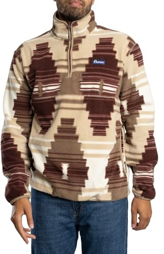 Penfield Men's Forefront Fraylock Quarter Zip Fleece, Lead Grey, L