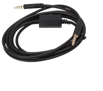 Ersatz-Audiokabel für Logitech Kopfhörer für Astro A10 A40 TR Mixamp mit Sauerstoffkupfer und vergoldeten Steckern, 2 m Länge für längere Nutzung (TPE-Draht)