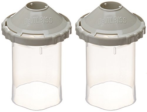 ITW Devilbiss DEVDPC-607 DeKups r-utilisable cadre de la Coupe et couvercle - 9 oz