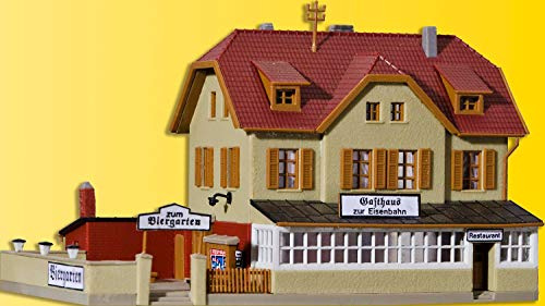 Kibri 37114 - N Gasthaus zur Eisenbahn mit Biergarten