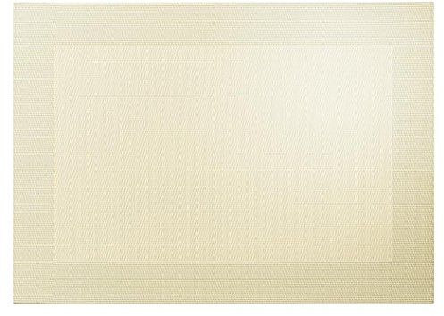 ASA Selection Tischset -Sand Metallic- M.Gewebten Rand PVC 78089076