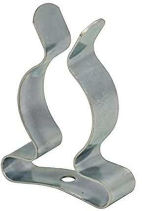 Merriway® BH01973 (50 Pcs) Tool Storage Terry Clip Spring Steel Bright Zinc Plated, 13 - 21mm (1/2 - 13/16 inch) - Pack of 50 Pieces