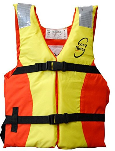 Lalizas Easy Rider Ayuda de Flotabilidad, Unisex niños, Naranja/Amarillo, 25-40 kg