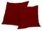 Rollmayer 2er Set Deko-Kissen Kissenhülle Kissenbezug Sofakissen Kollektion Vivid (Weinrot 13, 70x70cm)