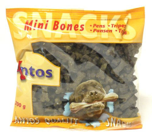 Antos Mini Bones Tripe Dog Treats, 200 g