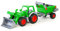 Wader Farmer Technic Traktor mit Frontlader und Anhänger