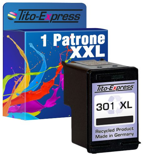 Tito-Express 1 Druckerpatrone kompatibel mit HP 301 XL 301XL Black für Envy 4500 5530 4502 4507 OfficeJet 2620 4630 4632 DeskJet 2540 1000 1010 1050 1050A aus der PlatinumSerie