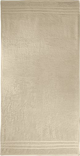 REDBEST Duschtuch New York beige Größe 70x140 cm - leichte, weiche Qualität, saugstark, sehr strapazierfähig, 100% Baumwolle
