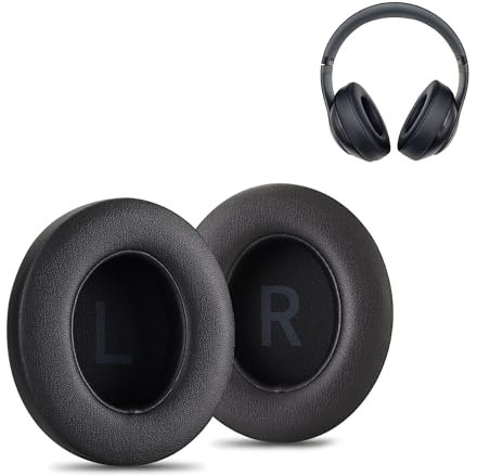 AHG Accessory House Global Studio 3 replacement ear pads compatible with Beats Studio 2 / Studio 2 and Studio 3 Wireless Headphones (Black - B0501 / B0500). Easy DIY/Soft PU Leather | Extra Thick