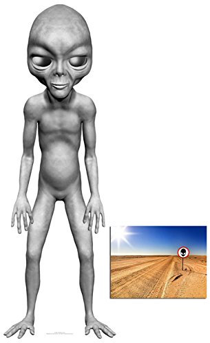 Fan Pack - Roswell Grey Alien Area 51 Cardboard Cutout/Standup - Includes 8x10 Star Photo