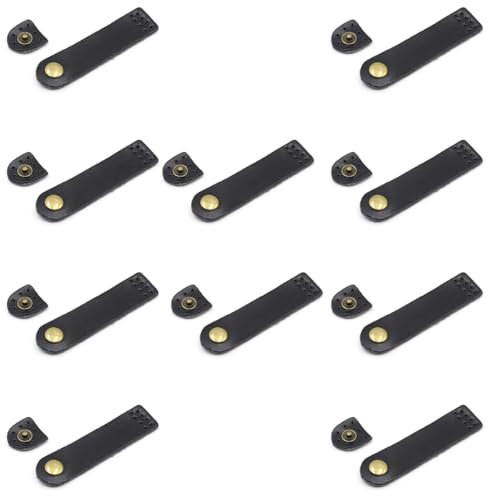 POFET 10 Set Snap Buckles Bag Making Fastener Ersatz Nähknöpfe Handtasche Leder Craft