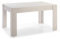 VS Venta-stock Mesa de Comedor Fija Kloe 140 cm (Largo) x 90 cm (Ancho) x 76 cm (Alto), Acabado Color Blanco