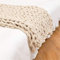 Nicole Knupfer Decke Grob Gestrickte Kuscheldecke Grobstrick Wolldecke Tagesdecke Strickdecke Überwurf Zuhause Dekor Geschenk (Beige,120 * 150cm)