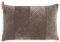 Knit Factory - Beau Kissen - Velourkissen - Modischen Streifenmusters - Sofakissen - 60x40 - Taupe