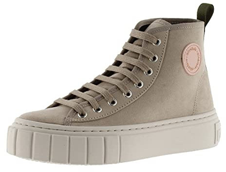 victoria High-Top Abril Recyceltes Wildleder & Passende Schnürsenkel & Hinterer Zuglasche 1270106 für Damen BEIGE 37