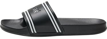 HUMMEL Unisex Pool Slide Retro Sandale, Schwarz, 42 EU