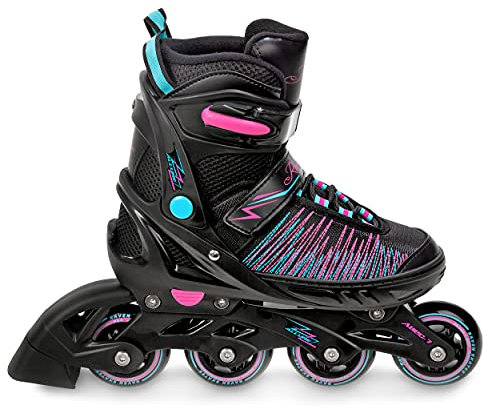 RAVEN Inline Skates Inliner für Kinder Erwachsene Mädchen Damen verstellbar (Allure, 38-42 (25cm-27,5cm))