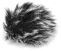 Goshyda Pelzige Mikrofonabdeckung, 0,2 Zoll Schnittstelle Lavalier Mikrofon Windschutz Revers Headset Mikrofon Pelz Windschutz Lavalier Mikrofonschutzhülle M