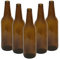 DIAH DO IT AT HOME Brown Glass Beer Bottle 500ml (0.5L) with Crown Cap Lid for Beer Lager Cider Home Brewing (40 x Beer Bottle 500ml with 100 crown caps)