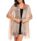 vimate Abendkleid Schals und Wraps, Sommer dünn Pashmina Schal Schal Wrap für Abend Party Kleider(DE-Salmon)