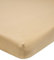 Meyco Home Basic Jersey Uni Spannbettlaken Doppelbett (Bettlaken mit weicher Jersey-Qualität, aus 100% Baumwolle, perfekte Passform durch Rundum-Gummizug, Maße: 180 x 200 cm), Warmer Sand