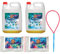 Bubble Brothers Seifenblasen Nachfüllflasche 5L Seifenblasenflüssigkeit Seifenblasenlösung Konzentrat für Riesenseifenblasen Stabile Seifenblasen (2X 5L + 2 Pulver)