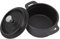 KOSDFOGE Cocotte En Fonte, Marmite Isolante à Double Poignée Ergonomique Épaissie De Style Traditionnel Avec Couvercle, Moule à Pain En Fonte Avec Couvercle(20CM)
