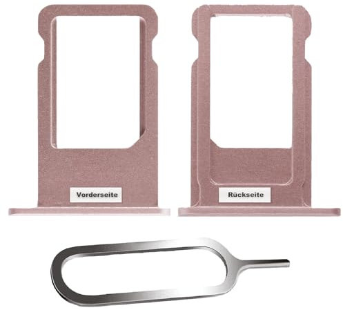 IS-TECK SIM-Kartenhalter Ersatz SIM-Tray Kompatibel mit iPhone 6s inklusive SIM-Nadel SIM-Kartensteckplatz (Rosegold)