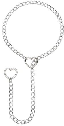 MILAKOO Y-förmige Halskette Damen Lariat Halskette Gothic Punk Emo Y2K Choker Einstellbar Herz Collier Accessoire für Kleid T-shirt