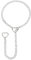 MILAKOO Y-förmige Halskette Damen Lariat Halskette Gothic Punk Emo Y2K Choker Einstellbar Herz Collier Accessoire für Kleid T-shirt