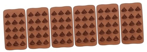 Hohopeti 2sets Lustige Hocker Silikon Formen Backen Formen Set Für Weihnachten Süßigkeiten Formen 3 Stücke * 2