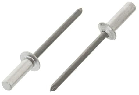 4mm x 8mm Aluminum-Steel Sealed Blind Pop Rivets Dome Head Alu/St ISO 15973 (Pack of 20) B08C