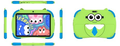 Qubo Tablet, 10 pulgadas, 4GB RAM + 64GB ROM, 5G Wi-Fi, Android 14, 10,1 pulgadas 1280 x 800 HD+ IPS Tablet, Tablet PC IPS, tableta en oferta Bluetooth 4.2/6000mAh/tipo C/3,5 mm