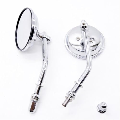 Lenkerendenspiegel Universal 8MM Motorrad Rückansicht Seiten Spiegel Für Road King Für Touring XL883 Für SPO&rtster 1200 Für XL1200C(A)