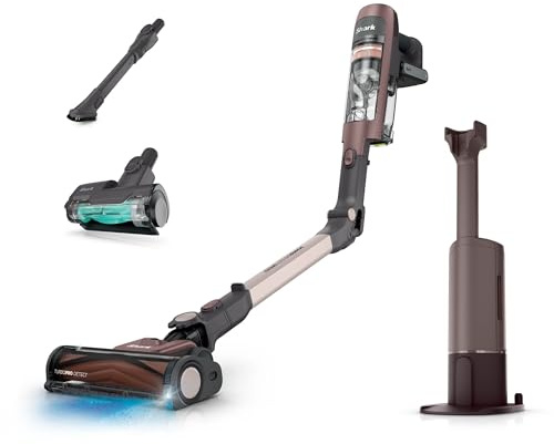 Shark PowerDetect Speed Luxe Collection Clean & Empty Cordless Vacuum | Anti-Allergen HEPA Filtration, Up to 60 Min Runtime, Includes Auto-Empty Charging Dock and 2 Tools IA3246UKTBR