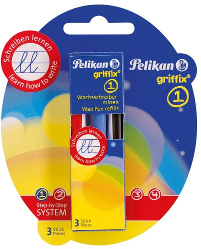 Pelikan Griffix Wachsschreiber W1/3/2/B in blisterform Ersatzminen