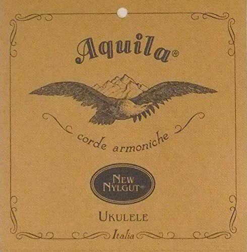 Aquila 31U Konzert-Ukulele-Satz, New Nylgut, Quint-Stimmung CGDA, C-u.G-Saite umsponnen, Saitenlänge 76 cm